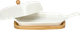 Maselniczka Homla Fincan porcelanowa z bambusową podstawką 22 cm (5902869958339) - obraz 5