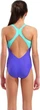Купальник слитный для девушек Arena GRAPHIC SWIMSUIT V BACK фиолетовый, розовый детский 116 см (010407-880) - изображение 2