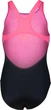 Купальник для дівчат Arena Spray Paint Swimsuit Swim Pro (UPF 50+) 164 см Чорно-рожевий,бірюзовий (010286-590-164) - зображення 4