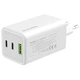 Зарядное устройство ColorWay C101B GaN Mini 100W PD PPS 2xUSB-C + USB-A white (CW-CHS061PD-WT) - изображение 2