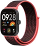 Ремешок нейлоновый MRK для фитнес браслета Mi Smart Band 8 Pro/9Pro/ Xiaomi Redmi Watch 4/5 черный с красным (mrk6445) - изображение 1