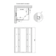 Душова кабіна Lidz Wawel SC90x90.SAT.LOW.FR, скло Frost 4 мм без піддона - зображення 2