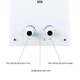 Колонка газовая дымоходная Thermo Alliance JSD20-10GE 10 л панель из стекла White - изображение 5