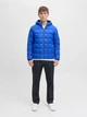 Куртка демисезонная с капюшоном двусторонняя мужская Jack & Jones 12278780 L Sky captain (5715716351050) - изображение 6