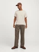 Футболка хлопковая длинная мужская Jack & Jones 12151955 2XL Moonbeam (5715605829233) - изображение 4