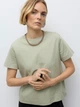 Футболка хлопковая женская Vero Moda 10294544 L Tea (5715725281034) - изображение 1