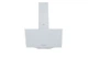Белая настенная декоративная наклонная кухонная вытяжка Perfelli DN 6272 D 700 WH LED, шириной 60 см - изображение 1