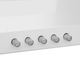 Белая мощная Т-образная кухонная вытяжка Perfelli T 6612 A 1000 W LED, настенная декоративная, 60 см - изображение 8
