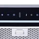 Черная полновстраиваемая сенсорная мощная кухонная вытяжка WEILOR PBSR 52651 GLASS BL 1300 LED Strip, 55 см - изображение 8