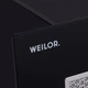 Черная полновстраиваемая сенсорная мощная кухонная вытяжка WEILOR PBSR 72651 GLASS BL 1300 LED Strip, 75 см - изображение 8