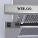Выдвижная телескопическая кухонная вытяжка WEILOR Slimline PTM 6140 SS 750 LED Strip, нержавеющая сталь 60 см - изображение 7