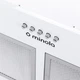 Белая полновстраиваемая кухонная вытяжка встраиваемая в шкаф Minola HBI 7612 WH 1000 LED, шириной 72 см - изображение 6