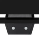 Черная настенная наклонная сенсорная вытяжка для кухни Minola HVS 9412 BL 850 LED, шириной 90 см - изображение 9
