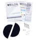 Черная полновстраиваемая сенсорная мощная кухонная вытяжка WEILOR PBSR 52651 GLASS BL 1300 LED Strip, 55 см - изображение 5