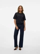 Футболка хлопковая женская Vero Moda 10308819 XL Black (5715608035471) - изображение 4