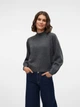 Свитер вязаный женский Vero Moda 10309433 XS Dark grey (5715608559014) - изображение 5