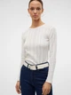 Лонгслив длинный женский Vero Moda 10316915 S Snow white (5715610158021) - изображение 4