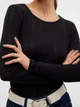 Лонгслив длинный женский Vero Moda 10316915 XS Black (5715610157963) - изображение 3