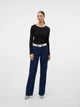 Лонгслив длинный женский Vero Moda 10316915 XS Black (5715610157963) - изображение 5