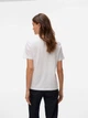 Футболка хлопковая женская Vero Moda 10316991 S Bright white (5715723193643) - изображение 2