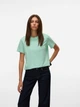 Футболка хлопковая женская Vero Moda 10316991 M Birds egg green (5715614706877) - изображение 4