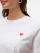 Футболка хлопковая женская Vero Moda 10316991 S Bright white (5715723193643) - изображение 3