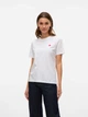 Футболка хлопковая женская Vero Moda 10316991 S Bright white (5715723193643) - изображение 5