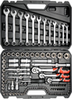 Zestaw narzędzi YATO 1/2", 1/4", 3/8", 111 elementów (YT-38831) - obraz 1