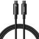 Кабель Baseus Tungsten Gold Fast Charging Type-C to Type-C 240W 2 м (CAWJ040101) - зображення 1