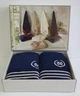 Полотенца Maison D'or 3шт Delon Navy/White - изображение 1