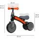 Беговел детский Qplay Sweetie Orange (B-401) Оранжевый от 1 до 3 лет - изображение 6