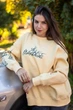 Світшот жіночий Носи своє 52 Світло-жовтий (p-12576-181821) - изображение 9