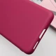 Чохол TPU GETMAN Liquid Silk Full Camera для Samsung Galaxy S21 Бордовий / Marsala - 00000074061_1 - зображення 5