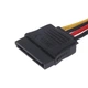 Переходник IDE Molex - 2x Sata 15pin для питания жестких дисков 17 см - изображение 4