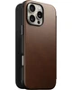 Чехол Nomad Modern Leather Folio Brown for iPhone 16 Pro (NM01679585) - изображение 1