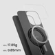 Чохол Pitaka Ultra-Slim Case Classic Twill 600D Black/Grey for iPhone 16 - зображення 3