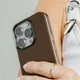 Чехол Nomad Magnetic Leather Rustic Brown Horween for iPhone 16 Pro - изображение 4