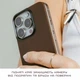Чохол Nomad Magnetic Leather Rustic Horween для iPhone 16 Pro Max Коричневий (NM01361985) - зображення 2