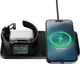 Бездротова зарядна станція Nomad Base One Max Qi2 3-in-1 Charging Hub (3rd Gen) Чорна (NM01571885) - зображення 5