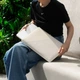 Чехол Native Union Stow Slim 16" Sleeve Case для MacBook Pro 16" Бежевый (STOW-MBS-SAN-16) - изображение 15