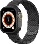 Ремінець для годинника Pitaka Carbon Fiber Watch Band Retro Black/Grey for Apple Watch 49/45/44mm (AWB2311) - зображення 1