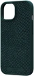 Чехол-накладка Njord Salmon Leather MagSafe Case Green для iPhone 15 Plus (NA52SL02) - изображение 9