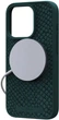 Чехол Njord Salmon Leather MagSafe Case для iPhone 15 Pro Зеленый (NA53SL02) - изображение 13