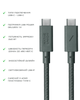 Кабель USB-C to USB-C Native Union Anchor Cable Pro 240W Slate Green (3 m) (ACABLE-C-GRN-NP) - изображение 5