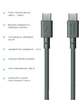 Кабель USB-C to USB-C Native Union Belt Cable Slate Green (1.2 m) (BELT-C-GRN-2-NP) - зображення 8