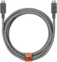 Кабель USB-C to USB-C Native Union Belt Cable Pro 240W Zebra (2.4 m) (BELT-PRO2-ZEB-NP) - изображение 1