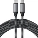 Кабель Satechi USB-C to USB-C Cable 100W Space Gray (2 m) (ST-TCC2MM) - изображение 4