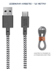 Кабель USB-A to USB-C Native Union Belt Cable Zebra (1.2 m) (BELT-AC-ZEB-NP) - изображение 9