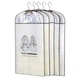 Набір чохлів для одягу Garment Bag для зберігання та перевезення речей на блискавці 10 шт 60 х 120 см - зображення 5
