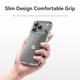 Чехол для iPhone 17 Pro Max Rock Crystal Shield Transparent Protection Case Прозрачный - изображение 7